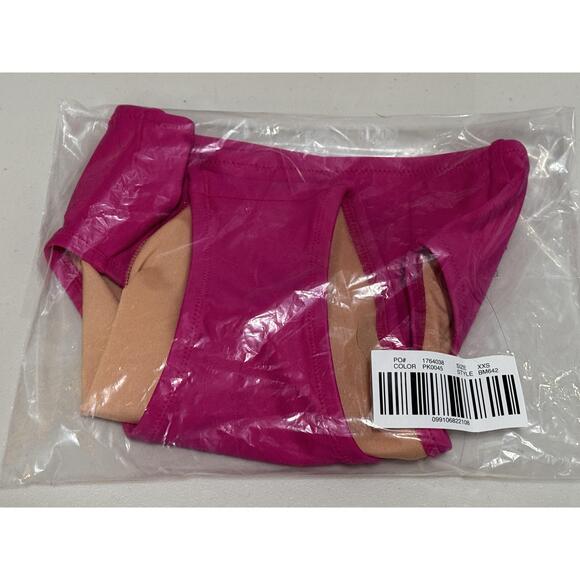 NEW J.Crew Hallie Bikini Bottom Swimwear Radiant Fuchsia Pink Size XXS BM642 - Picture 13 of 14